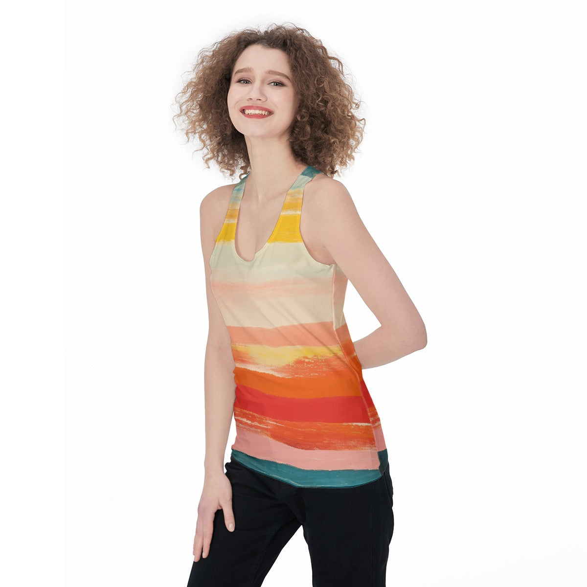 All-Over Print Women's Racerback Tank Top