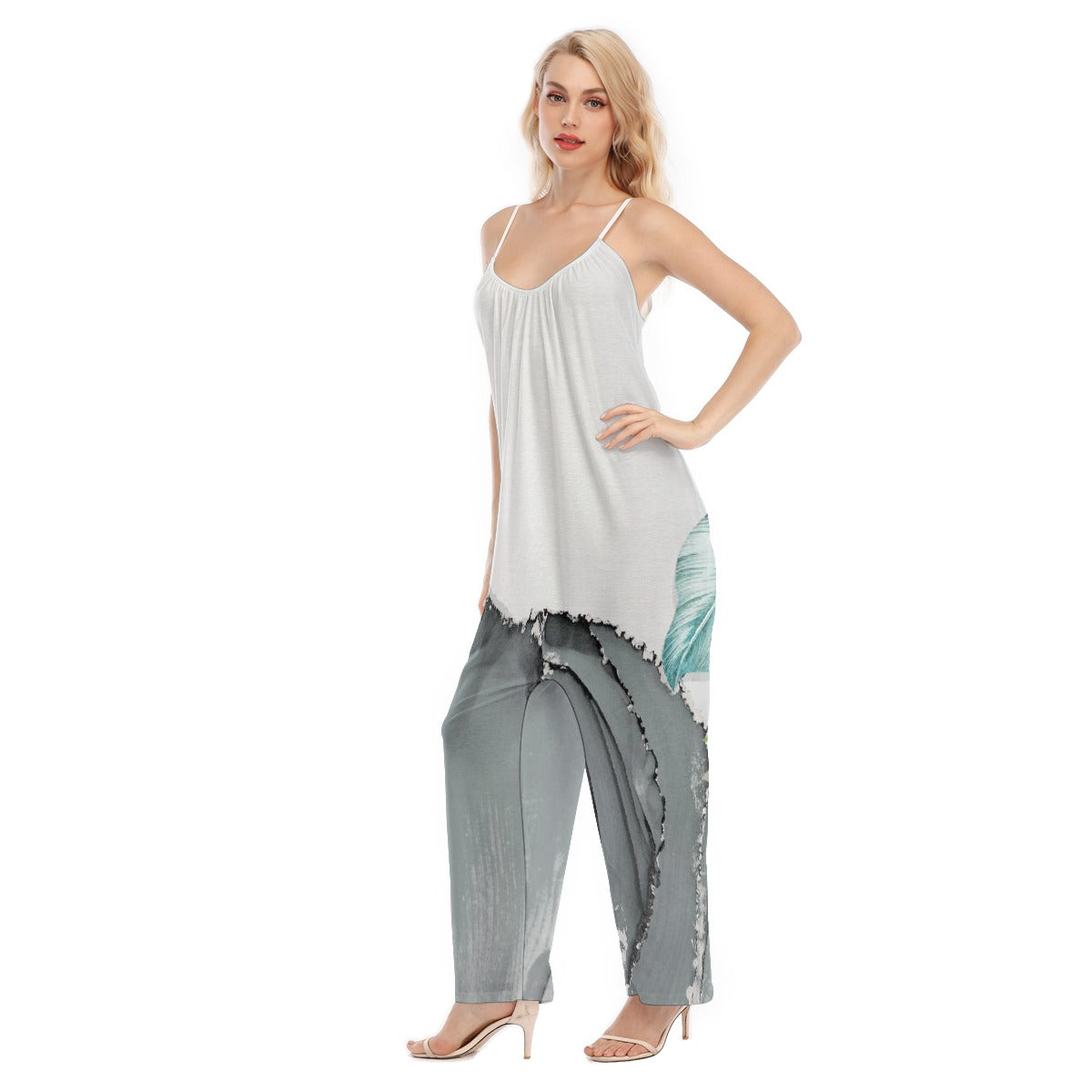 All-Over Print Women's Loose Cami Jumpsuit