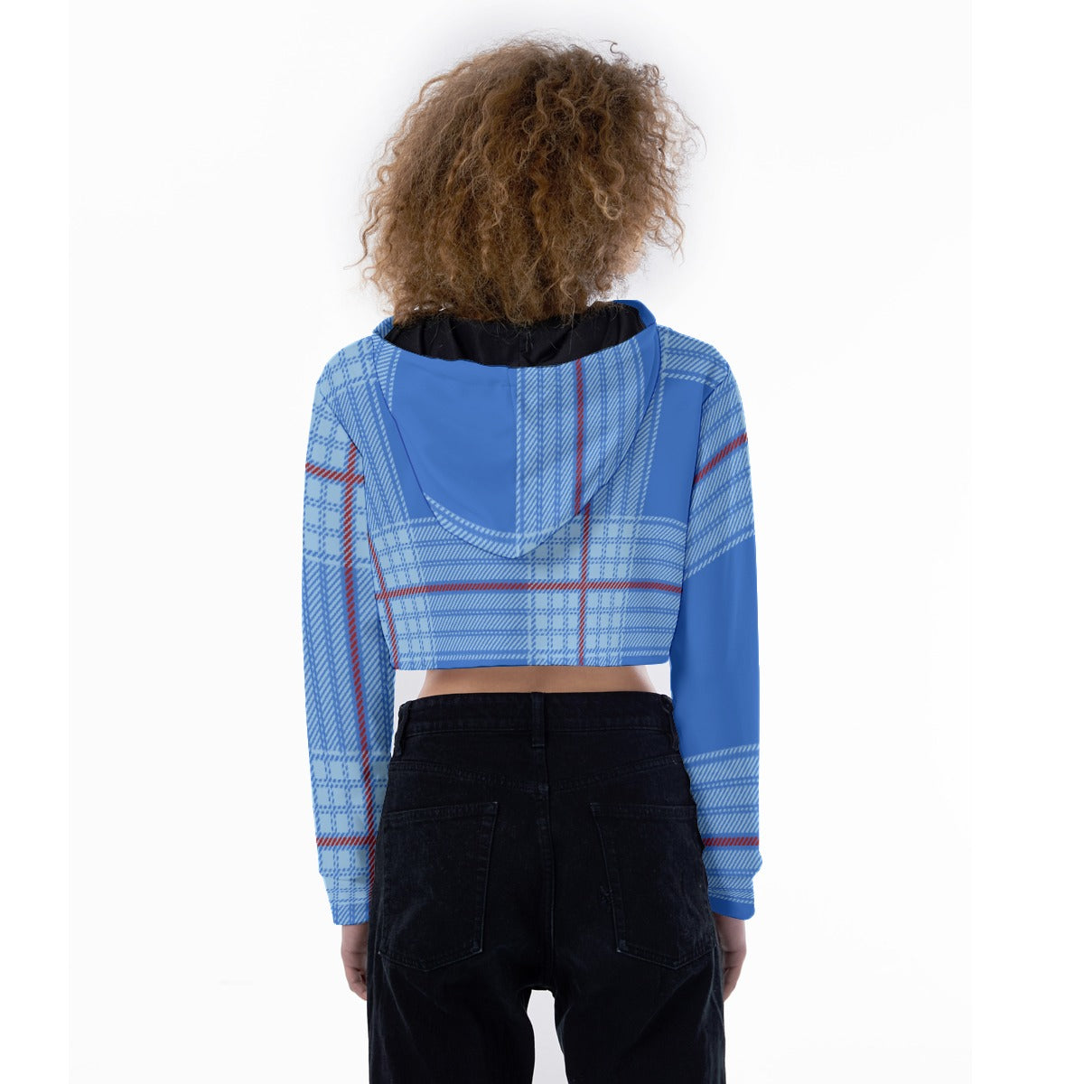 All-Over Print Women's Crop Top Hoodie