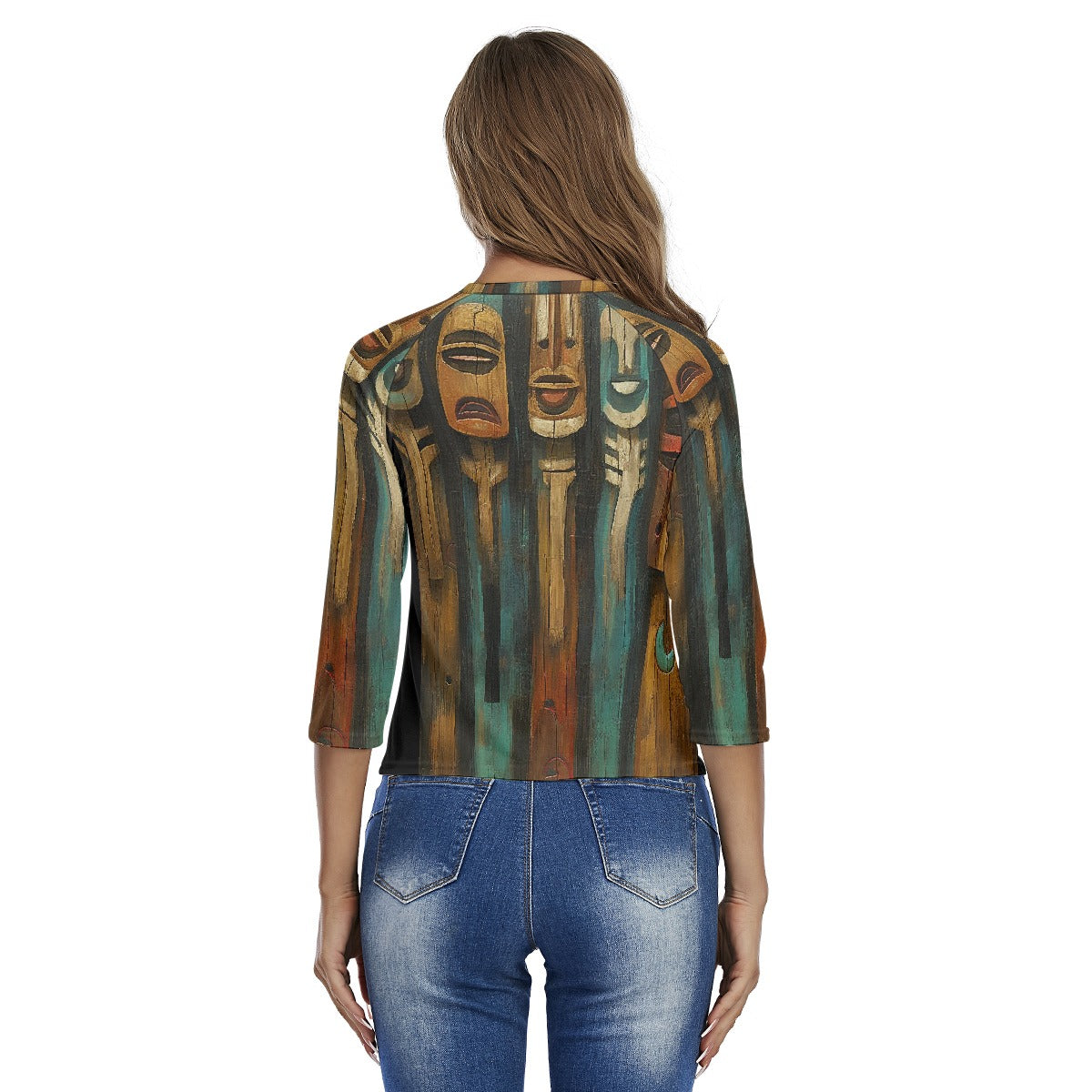 All-Over Print Women's Raglan Sleeves T-shirts