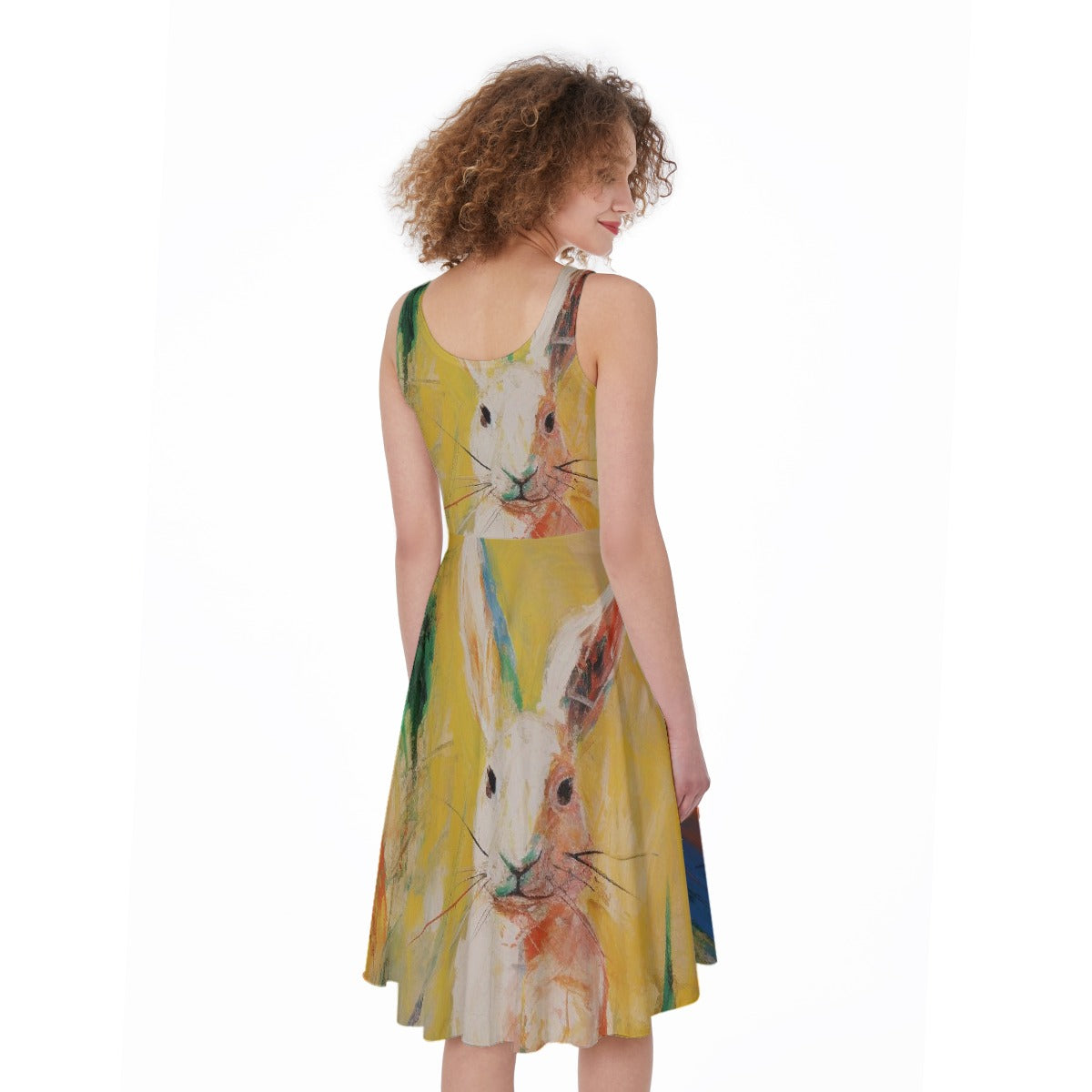 All-Over Print Women's Sleeveless Dress