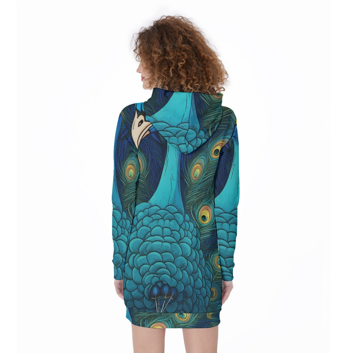 All-Over Print Women's Long Hoodie