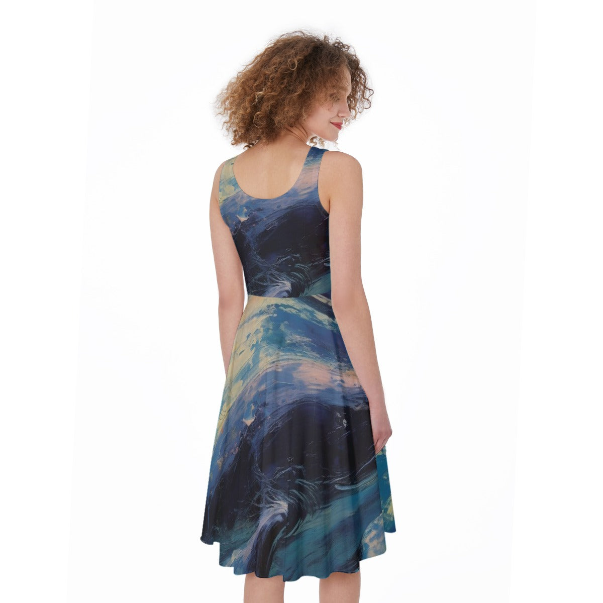 All-Over Print Women's Sleeveless Dress