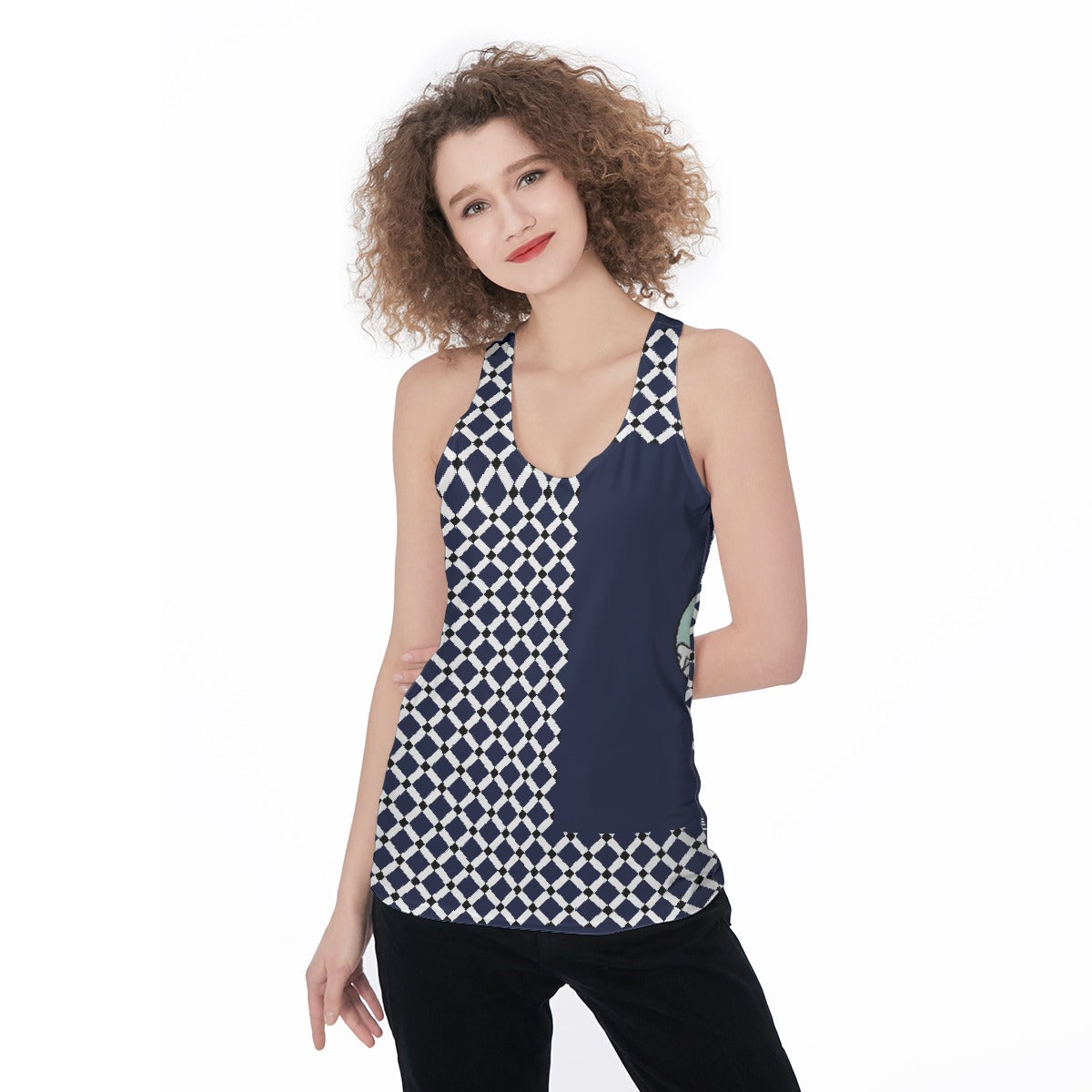 All-Over Print Women's Racerback Tank Top