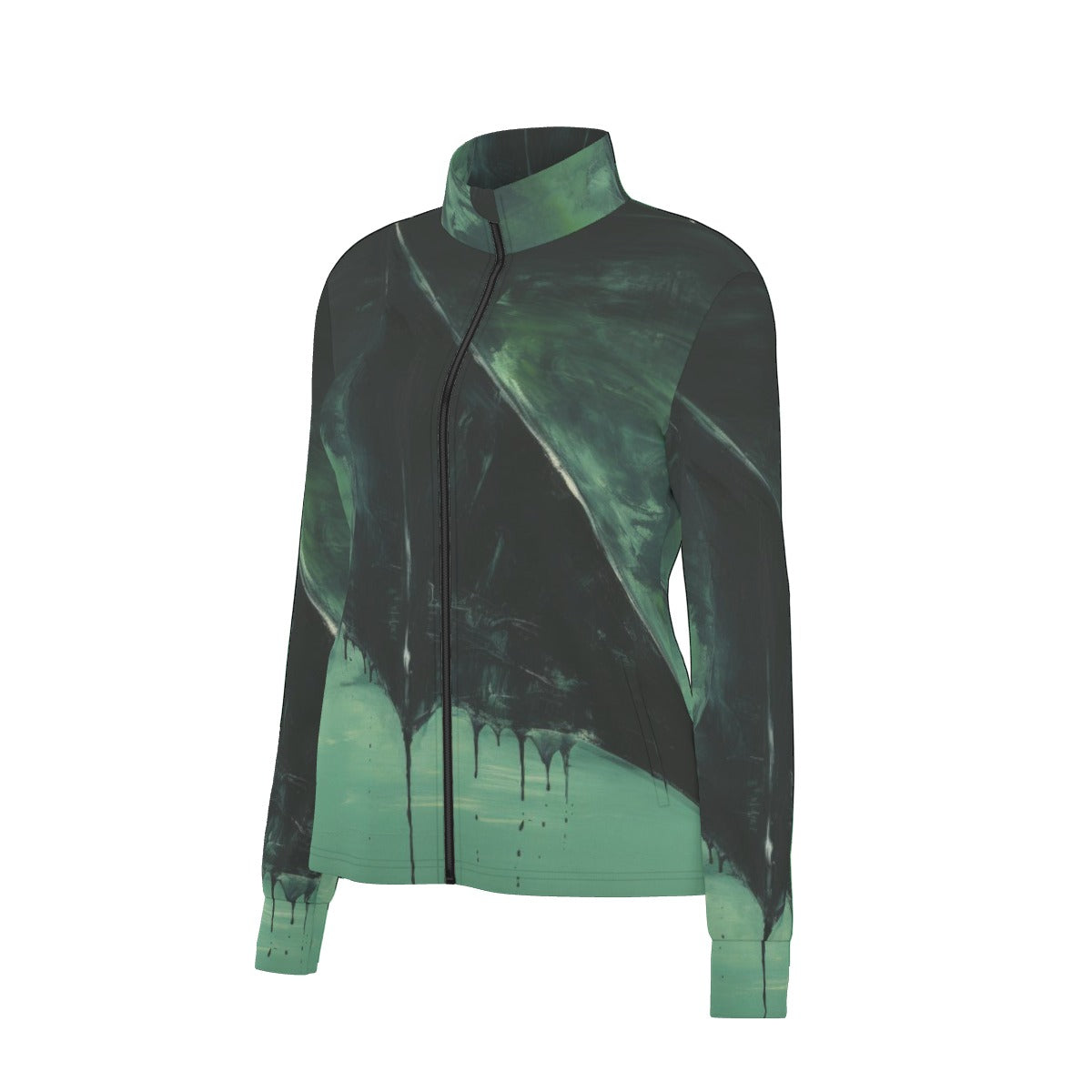 All-Over Print Women's Long Sleeve Thumbhole Jacket