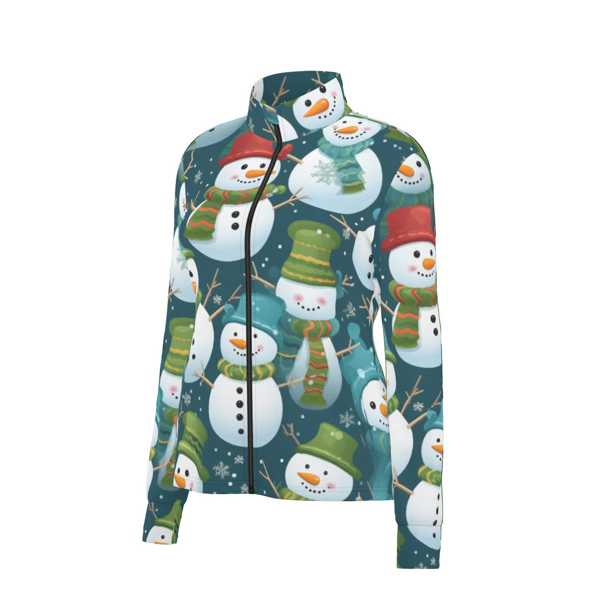 All-Over Print Women's Long Sleeve Thumbhole Jacket