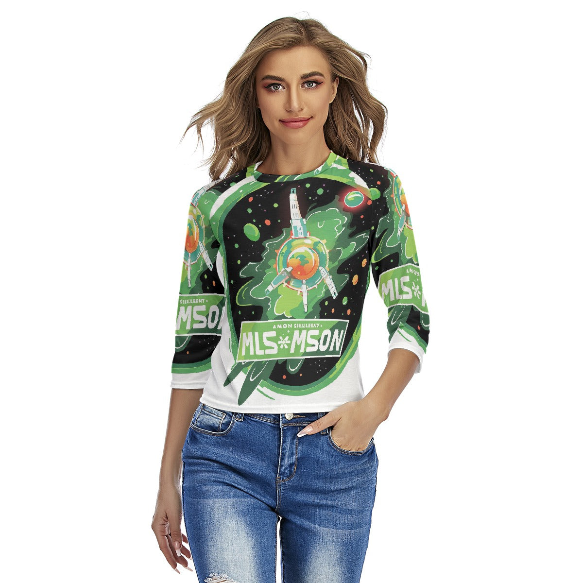 All-Over Print Women's Raglan Sleeves T-shirts