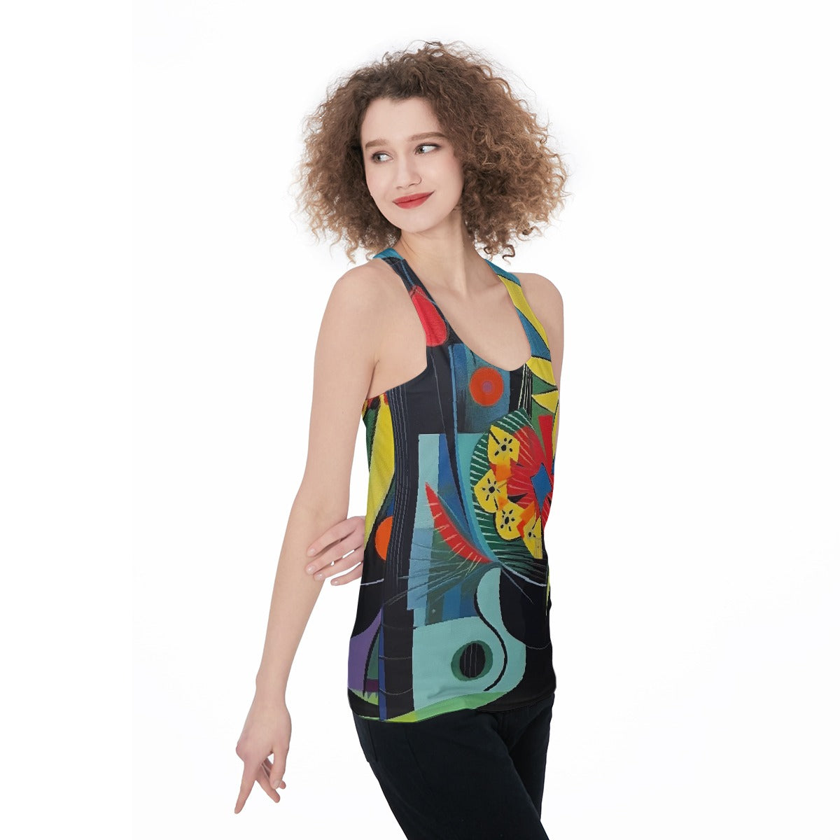 All-Over Print Women's Racerback Tank Top