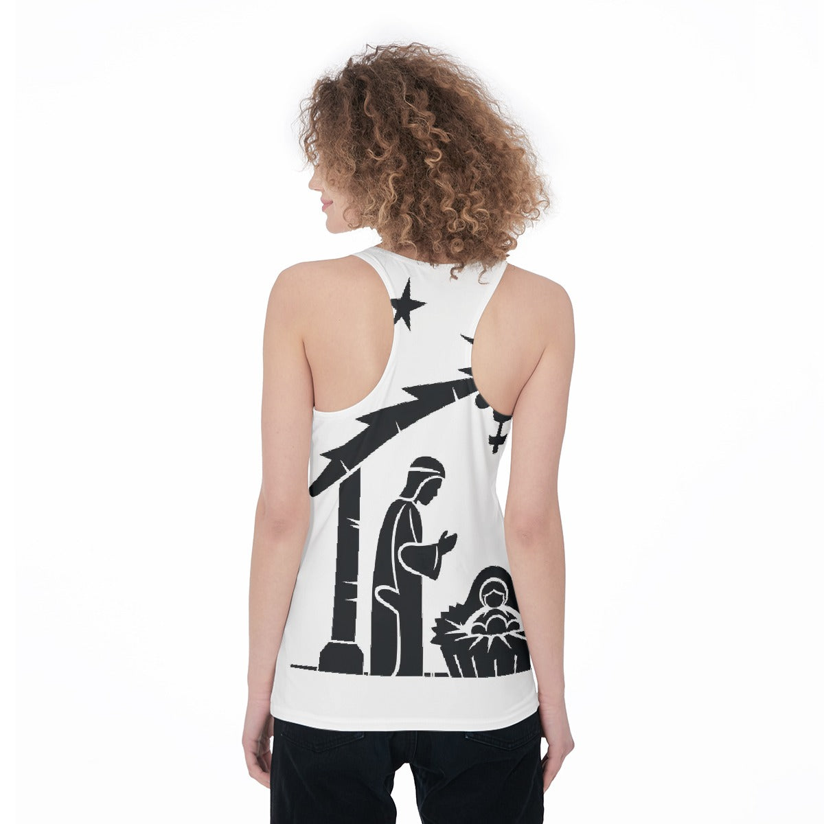 All-Over Print Women's Racerback Tank Top