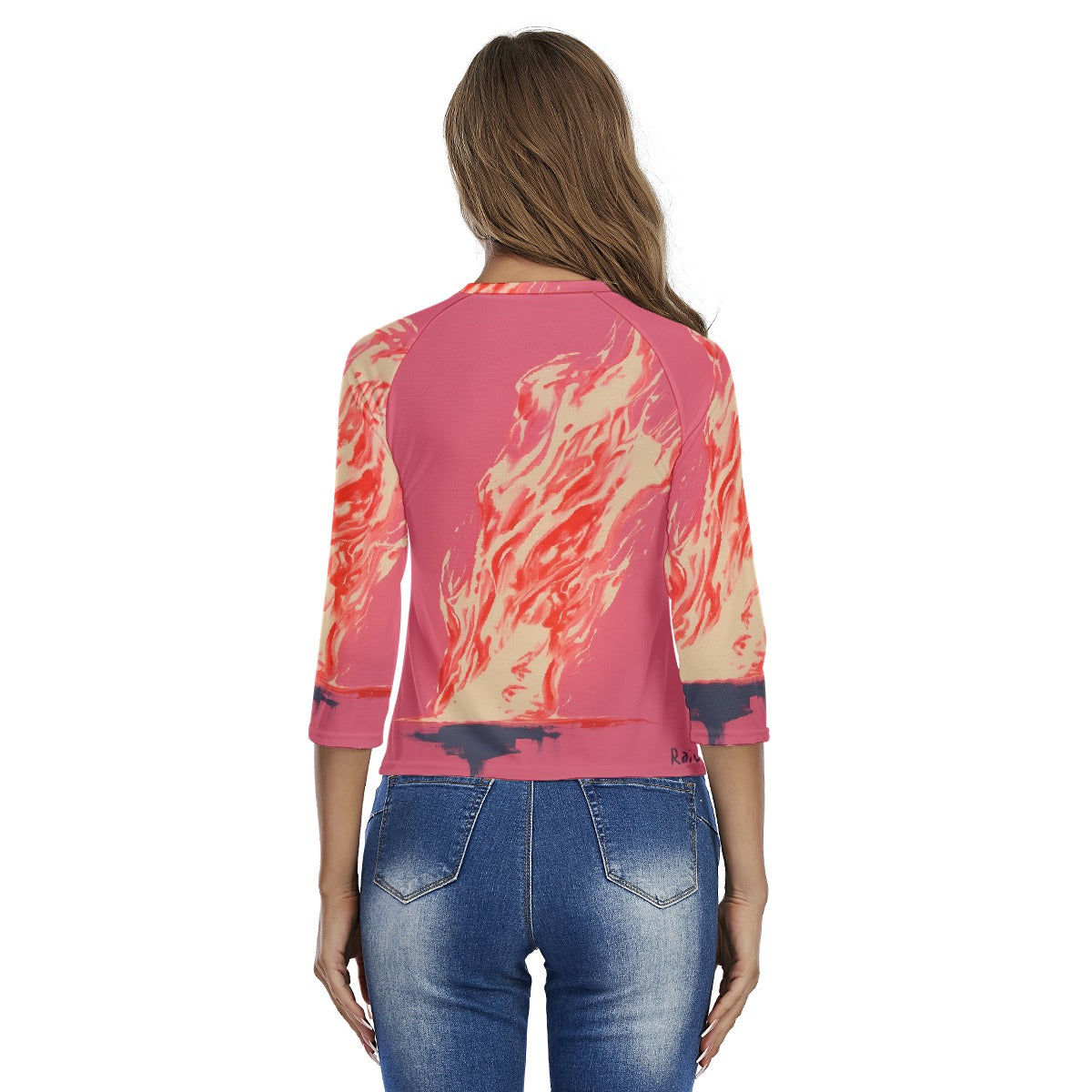 All-Over Print Women's Raglan Sleeves T-shirts