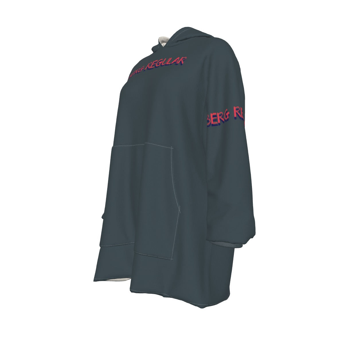 All-Over Print Women's Sherpa Fleece Hoodie Blanket