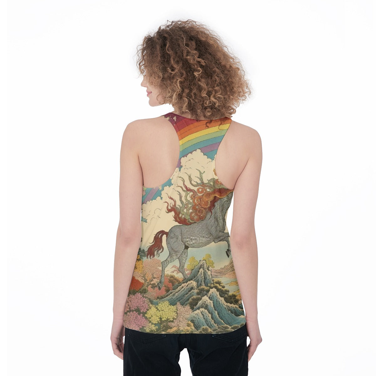 All-Over Print Women's Racerback Tank Top