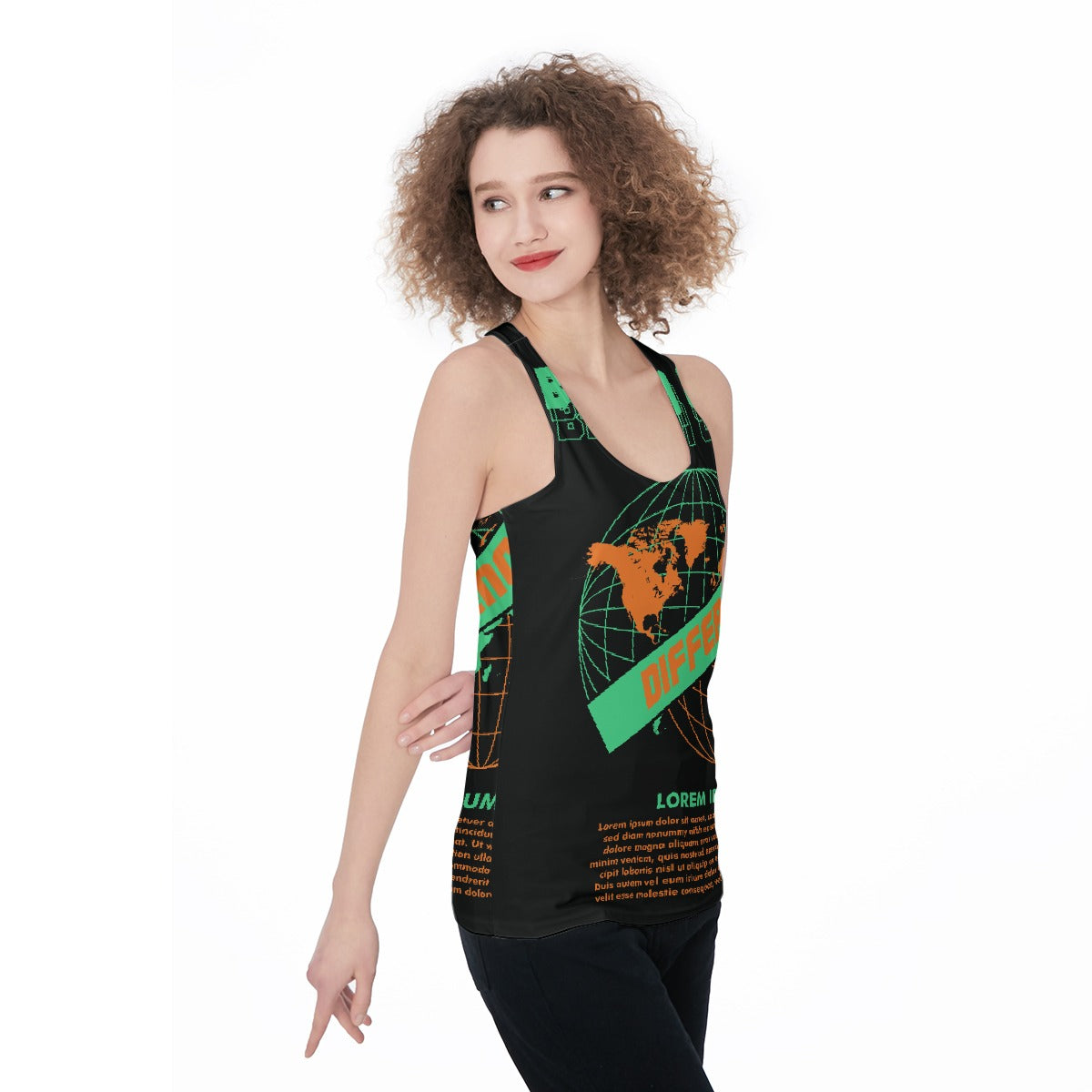 All-Over Print Women's Racerback Tank Top