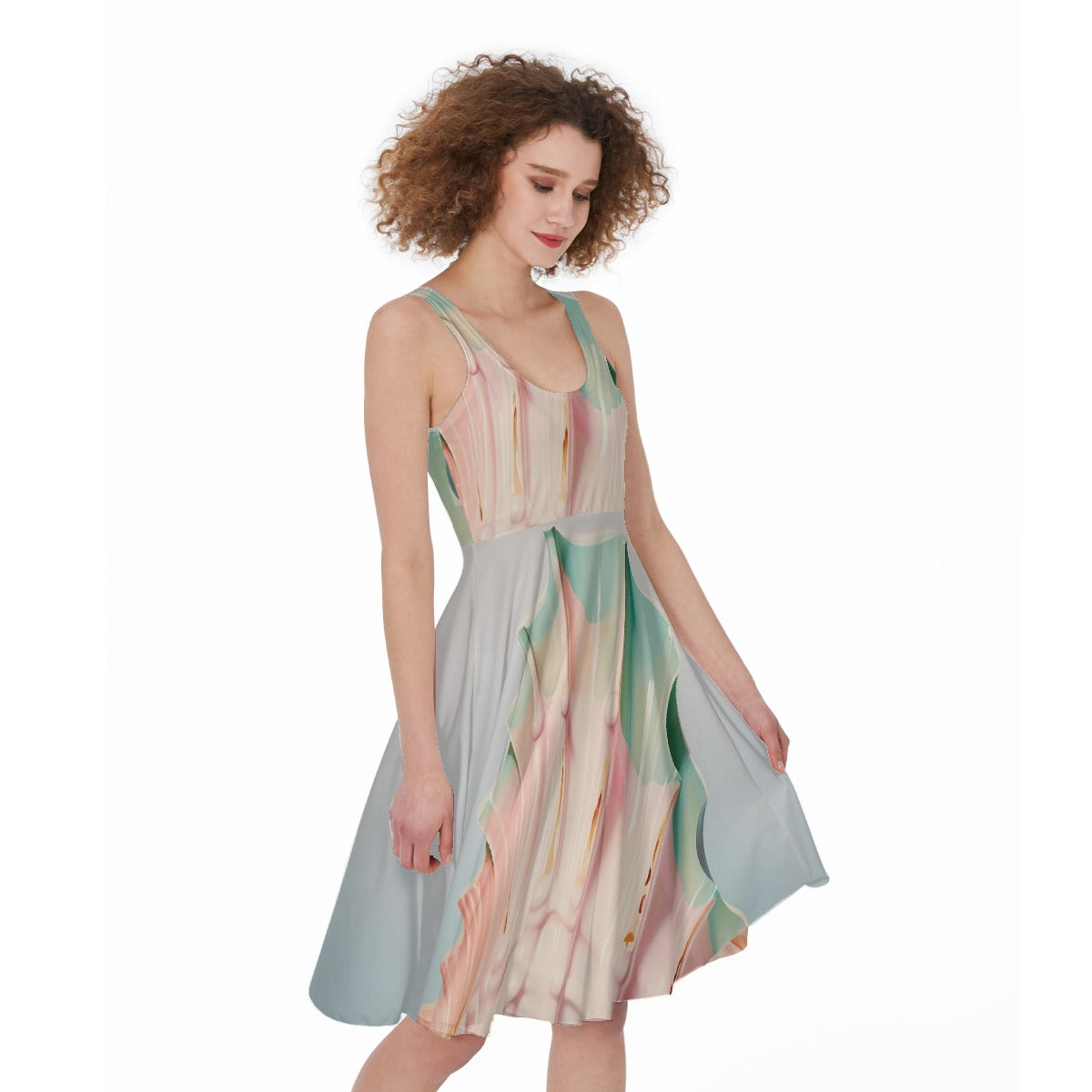 All-Over Print Women's Sleeveless Dress