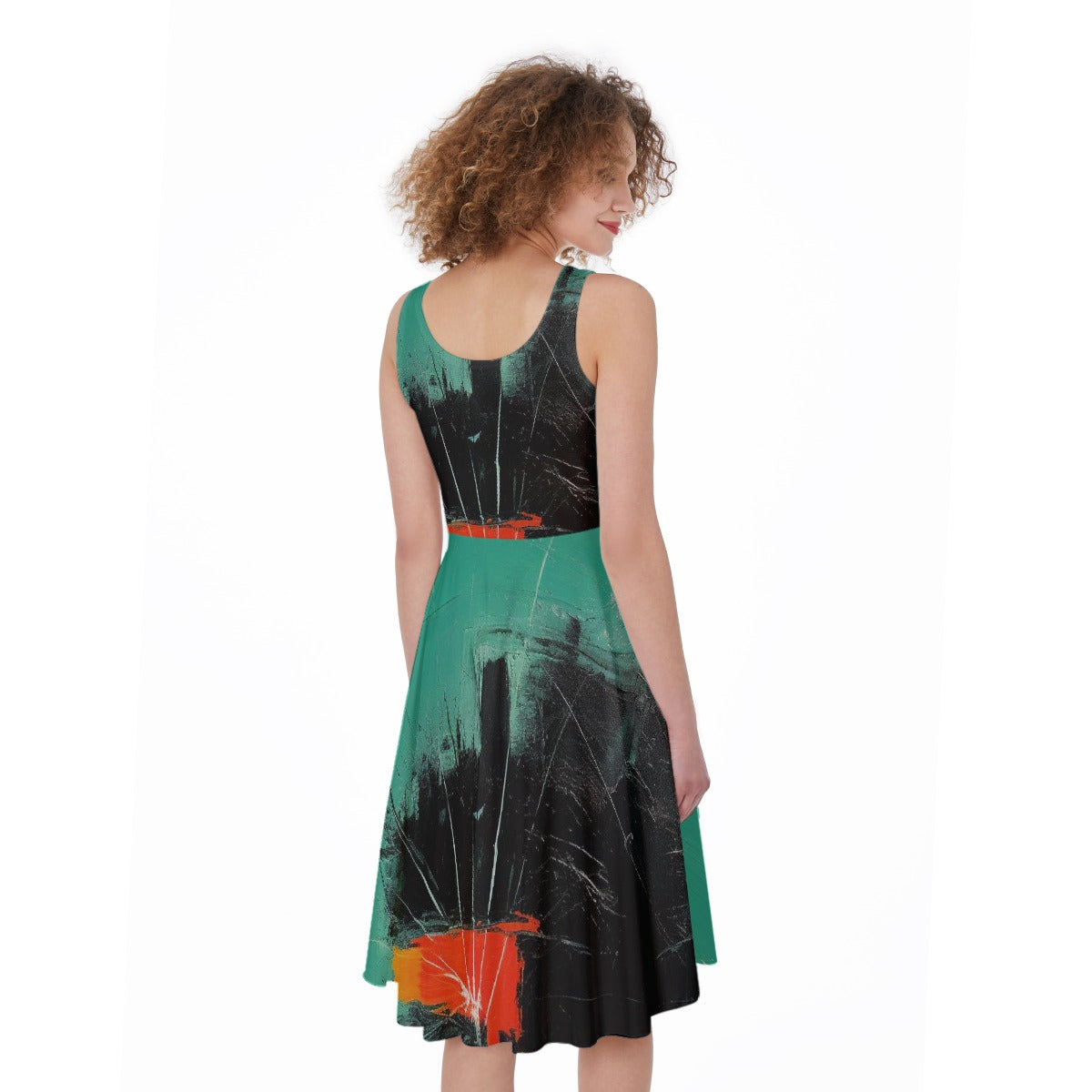 All-Over Print Women's Sleeveless Dress