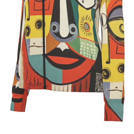 All-Over Print Women's Long Sleeve Thumbhole Jacket