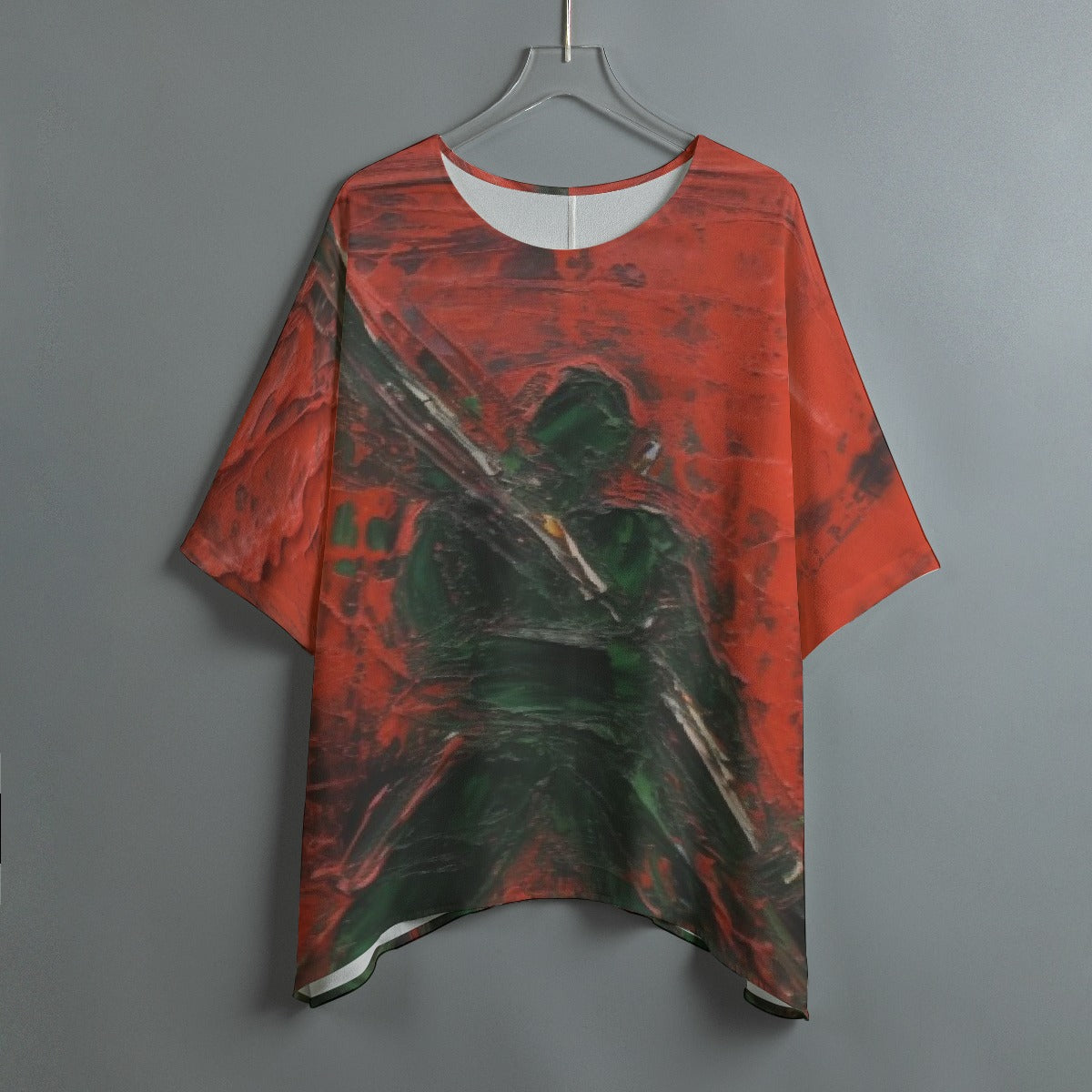 All-Over Print Women's Bat Sleeve Shirt