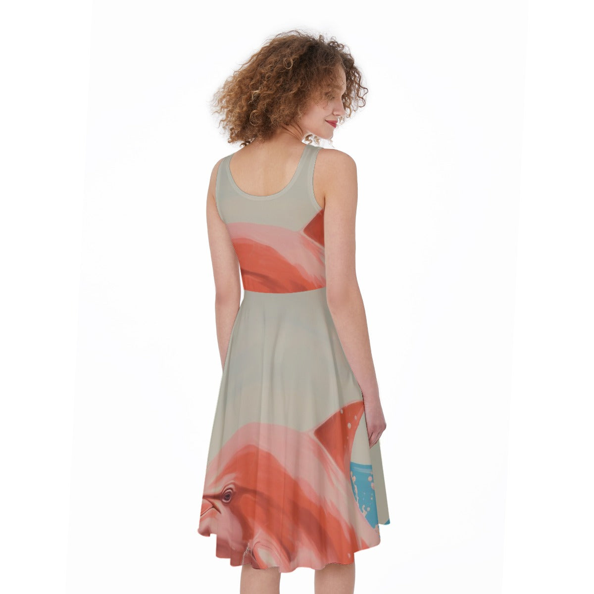 All-Over Print Women's Sleeveless Dress