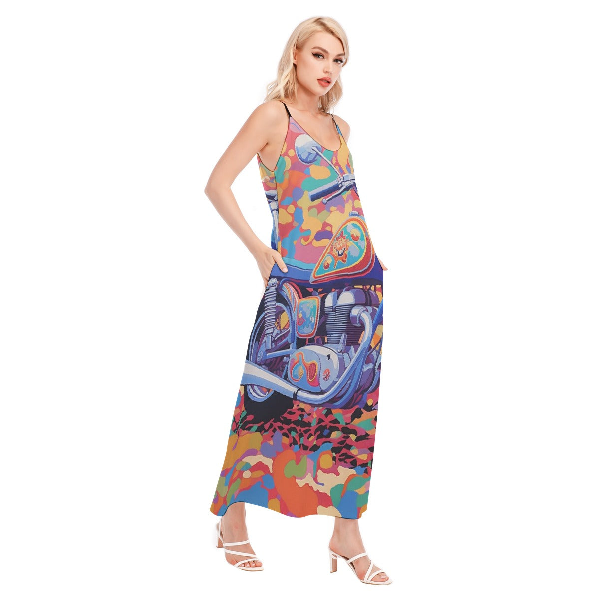 All-Over Print Women's Sling Dress