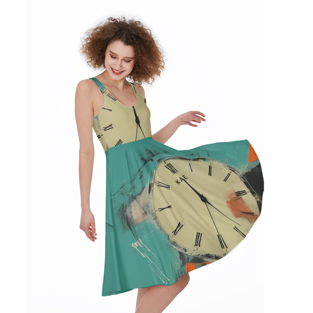 All-Over Print Women's Sleeveless Dress