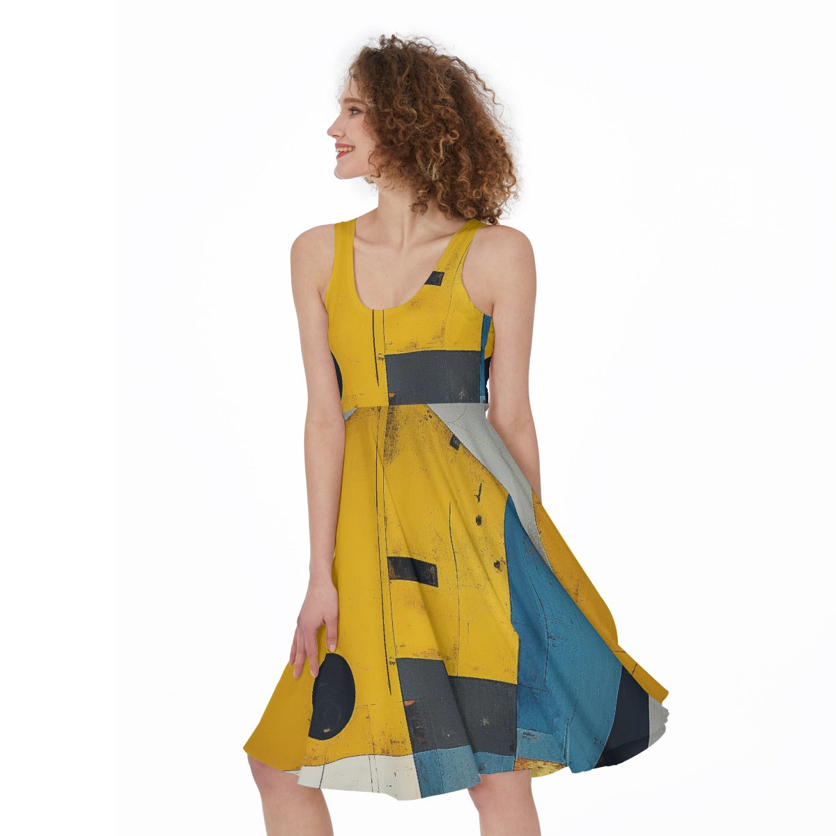 All-Over Print Women's Sleeveless Dress