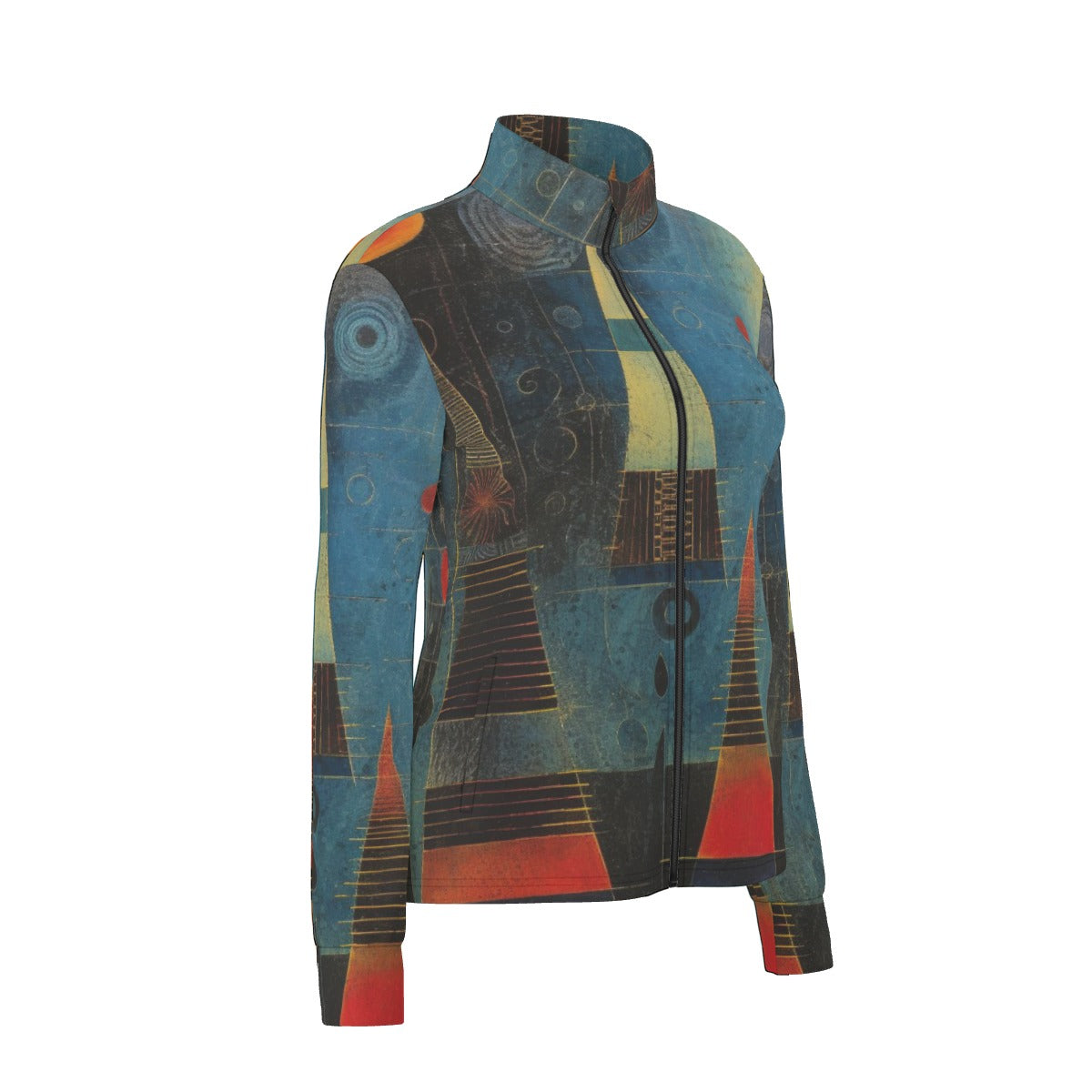 All-Over Print Women's Long Sleeve Thumbhole Jacket