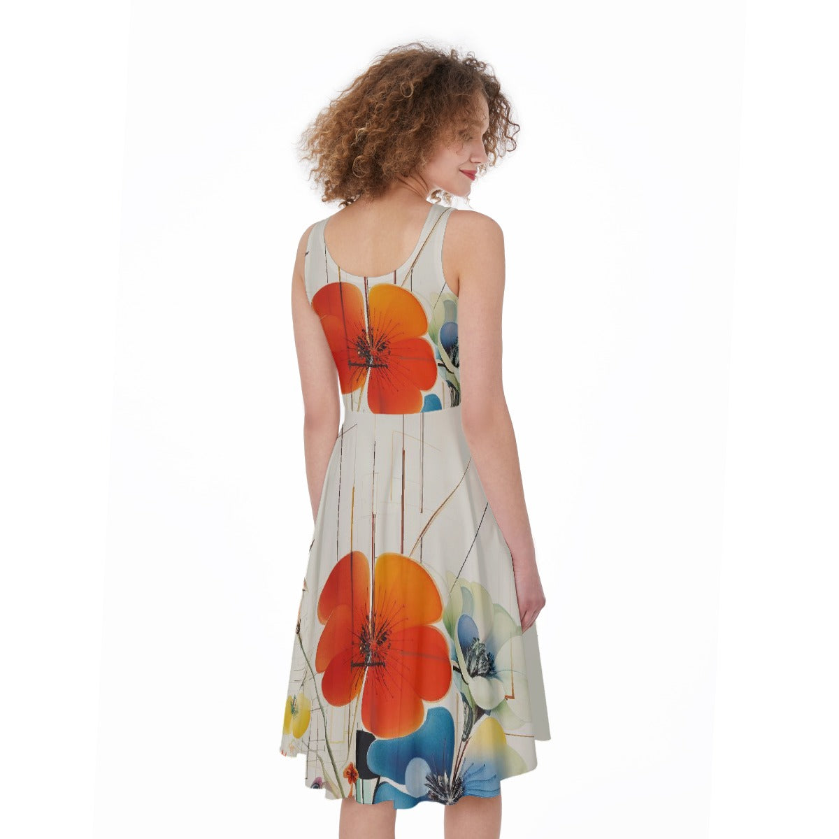 All-Over Print Women's Sleeveless Dress