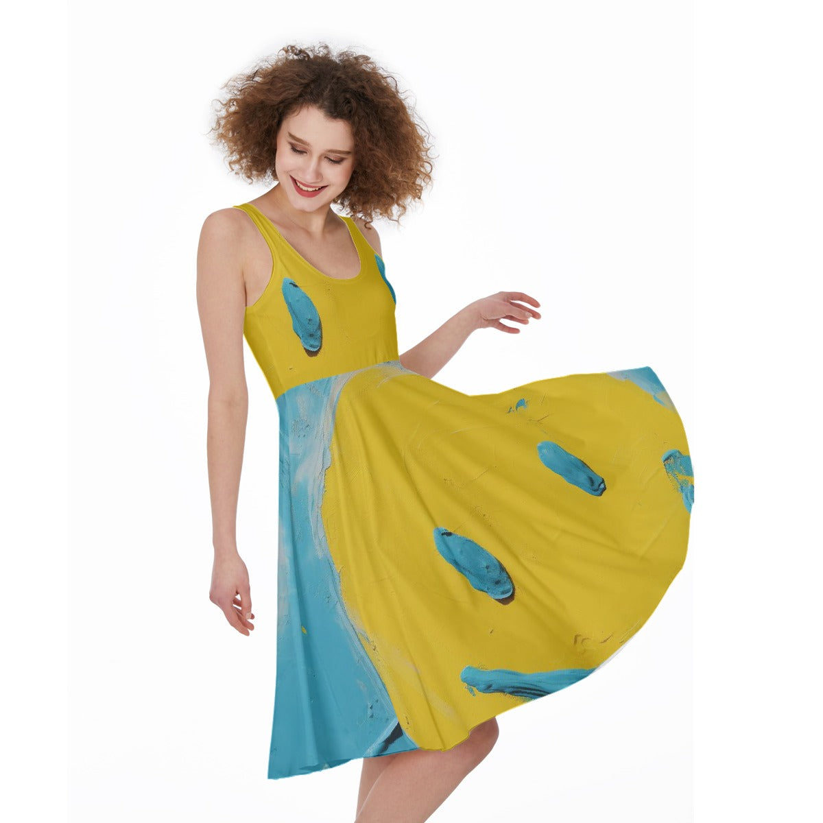 All-Over Print Women's Sleeveless Dress