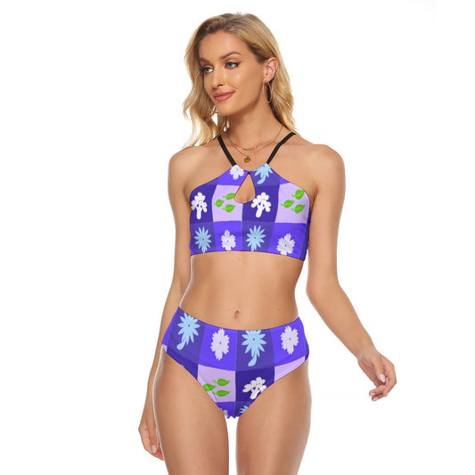 All-Over Print Women's Cami Keyhole One-piece Swimsuit