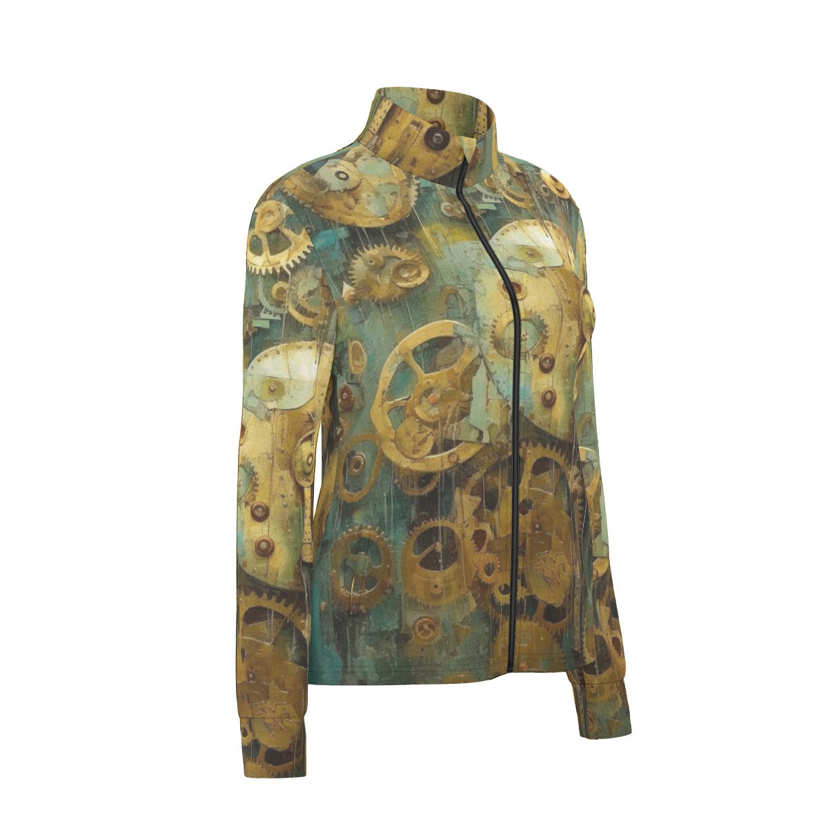 All-Over Print Women's Long Sleeve Thumbhole Jacket