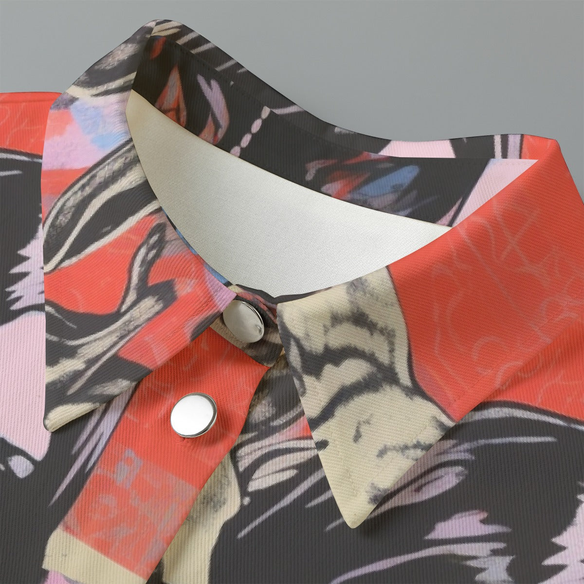 All-Over Print Women's Cropped Jacket | 245GSM Cotton