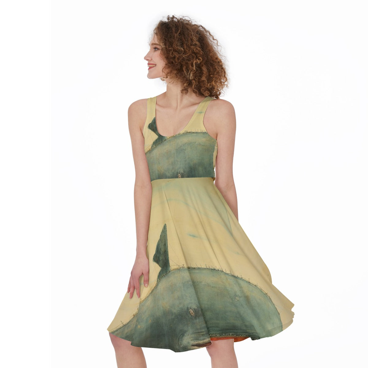 All-Over Print Women's Sleeveless Dress