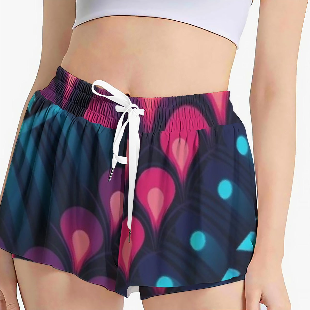 All-Over Print Women's Sport Skorts With Pocket