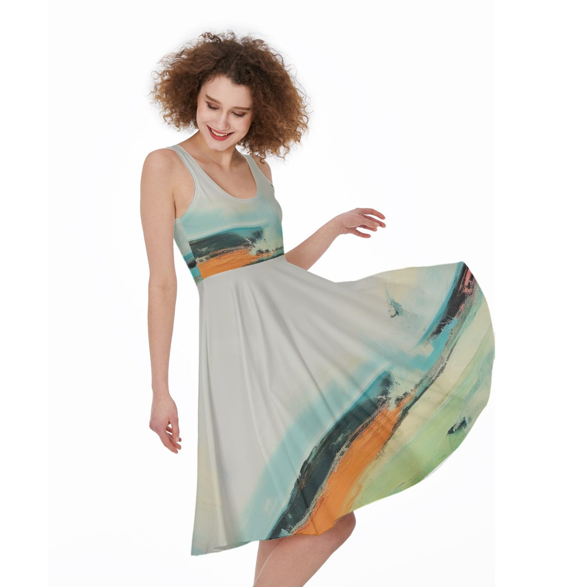 All-Over Print Women's Sleeveless Dress