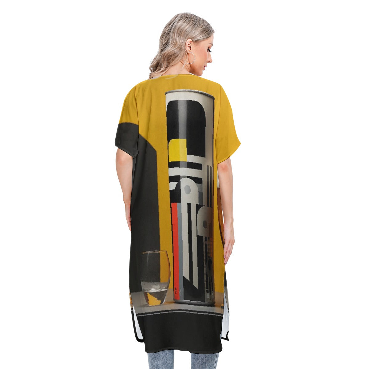 All-Over Print Women's Short Sleeve Cardigan