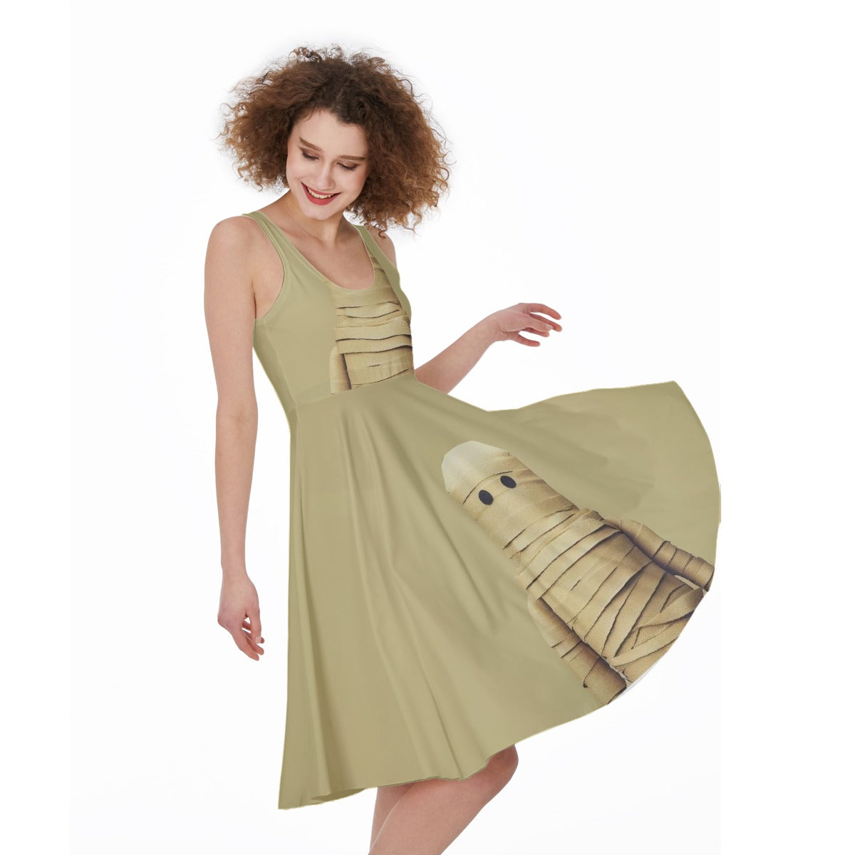 All-Over Print Women's Sleeveless Dress