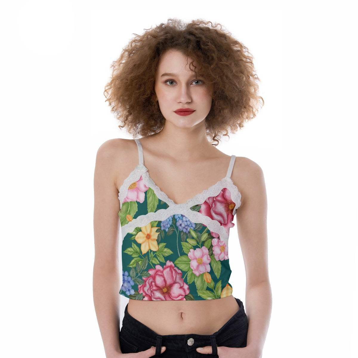 All-Over Print Women's Lace Camisole