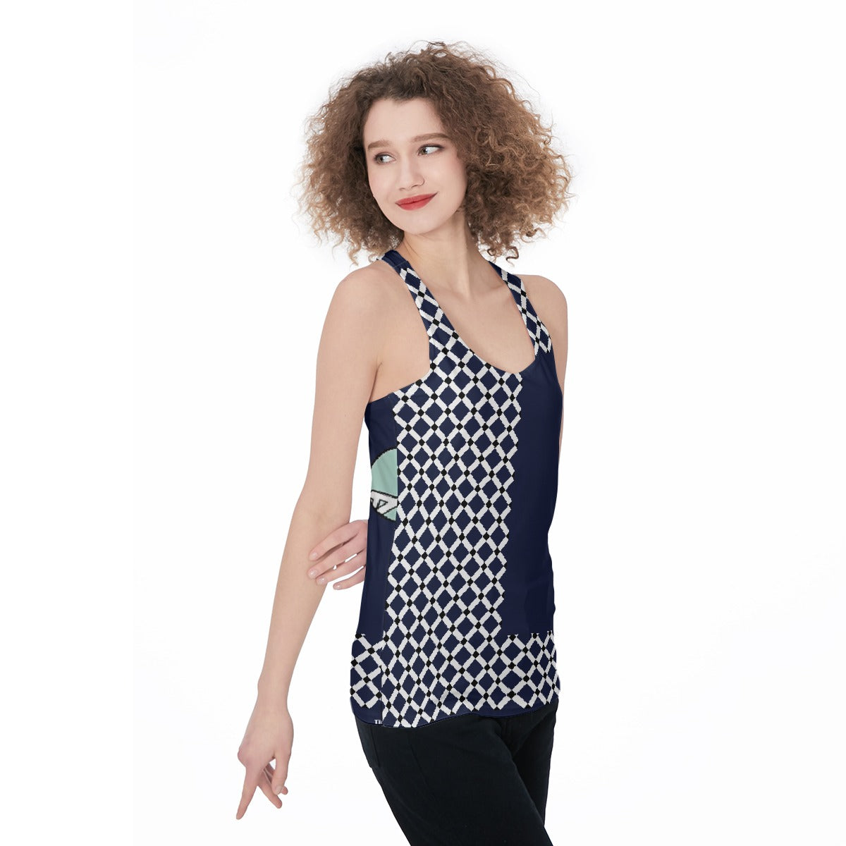 All-Over Print Women's Racerback Tank Top