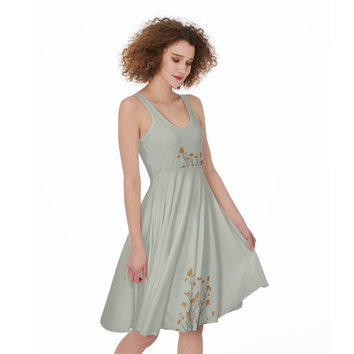 All-Over Print Women's Sleeveless Dress