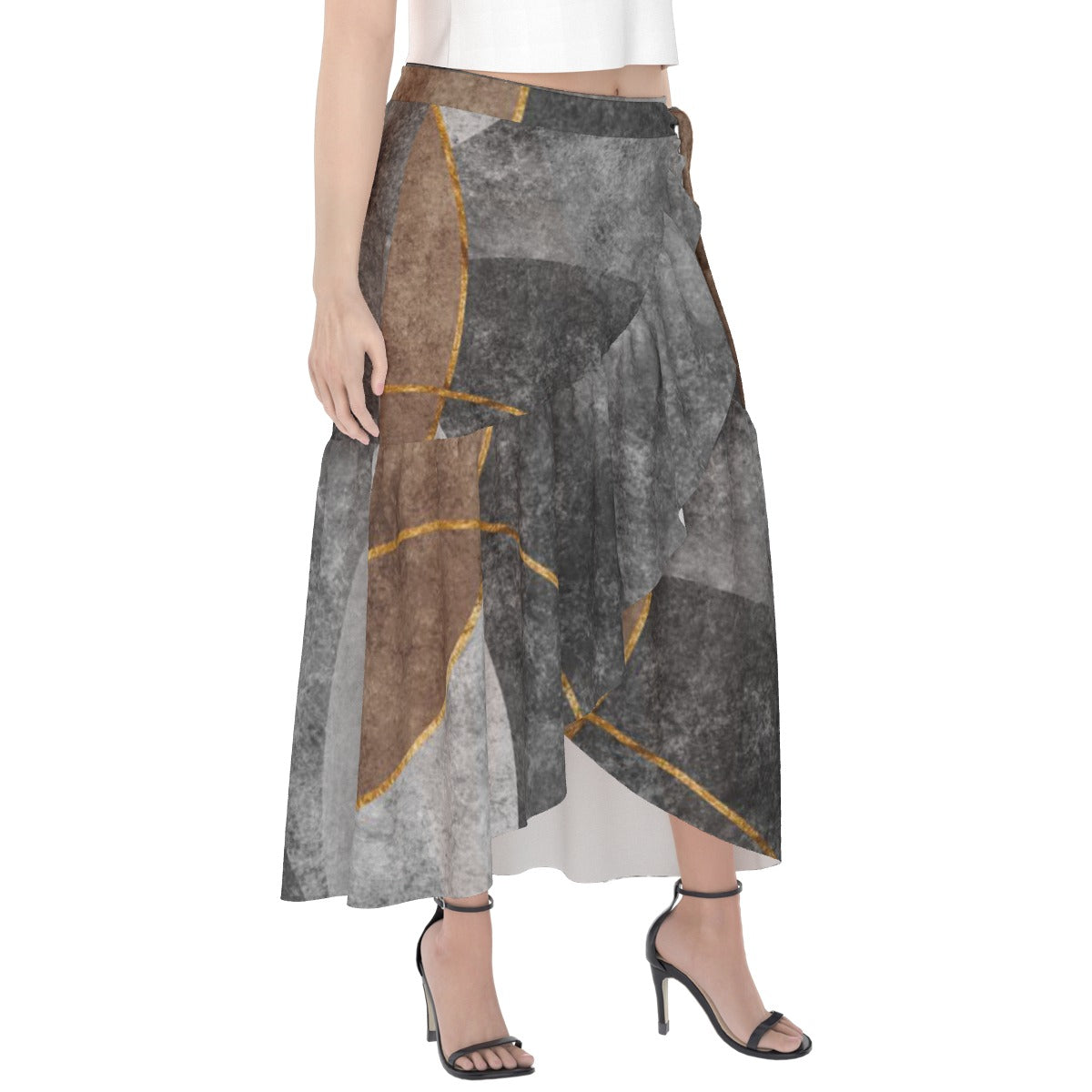 All-Over Print Women's Wrap Skirt