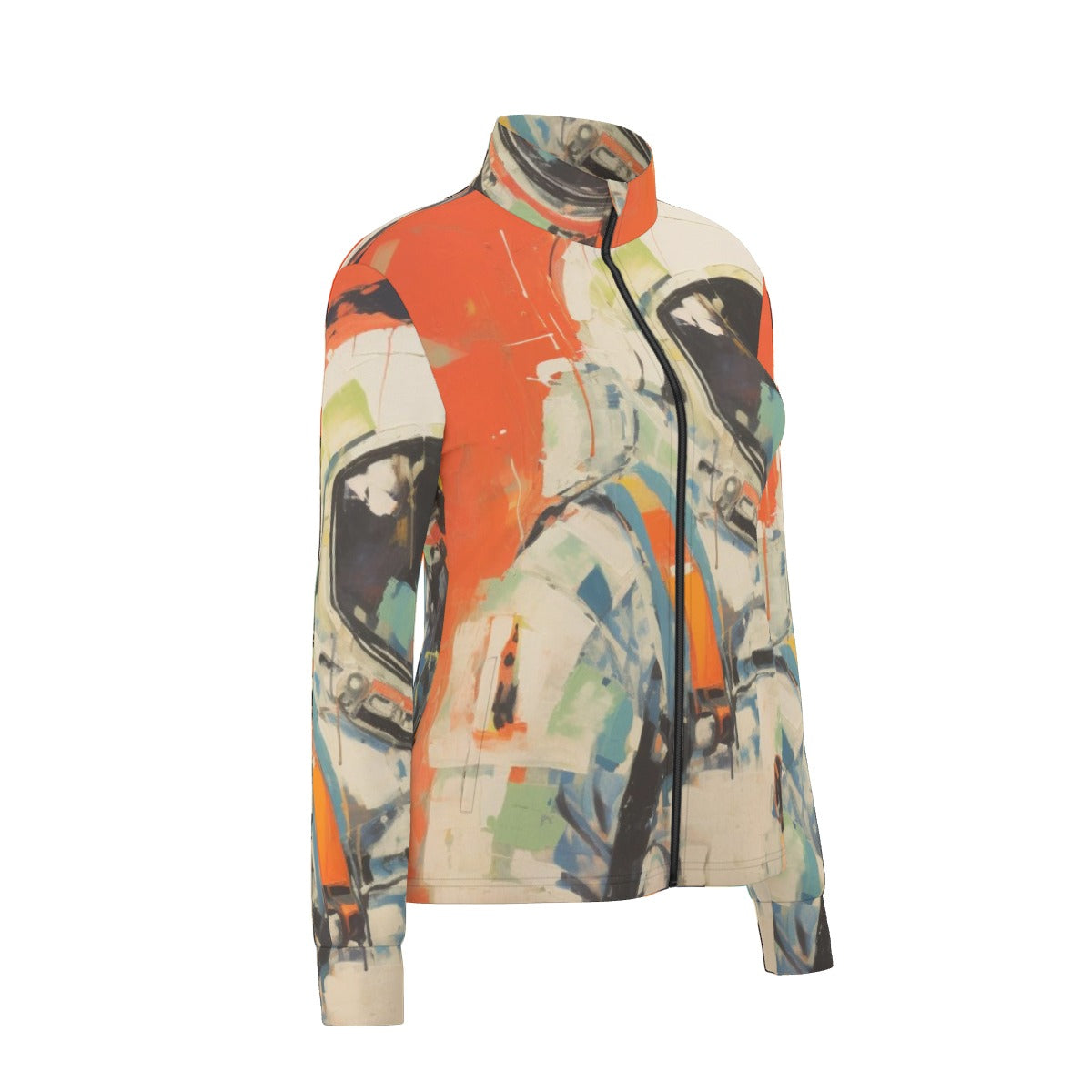 All-Over Print Women's Long Sleeve Thumbhole Jacket