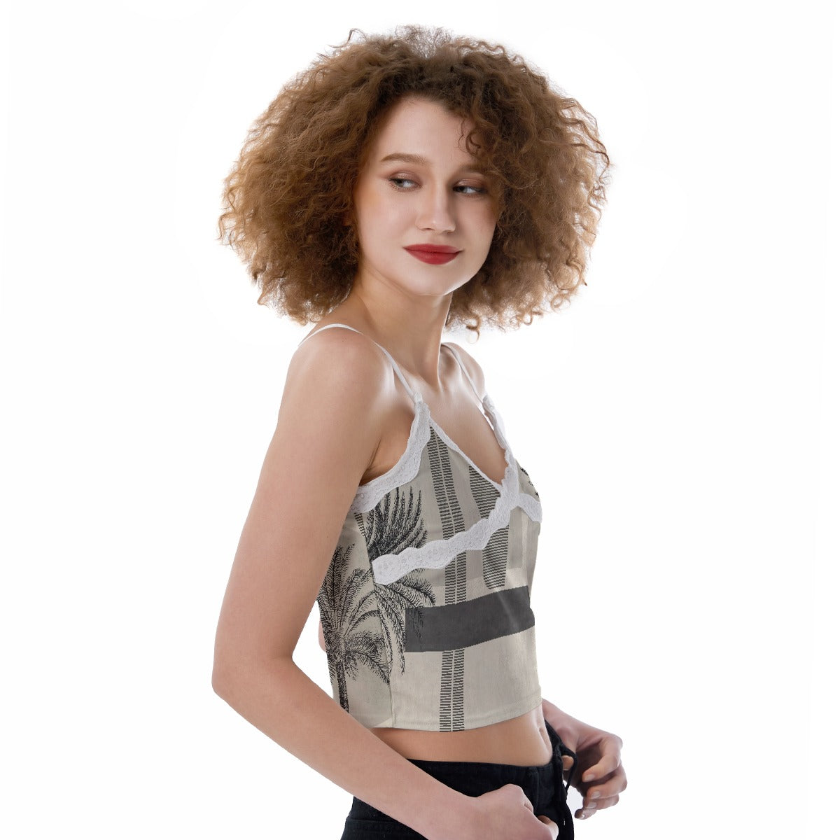 All-Over Print Women's Lace Camisole