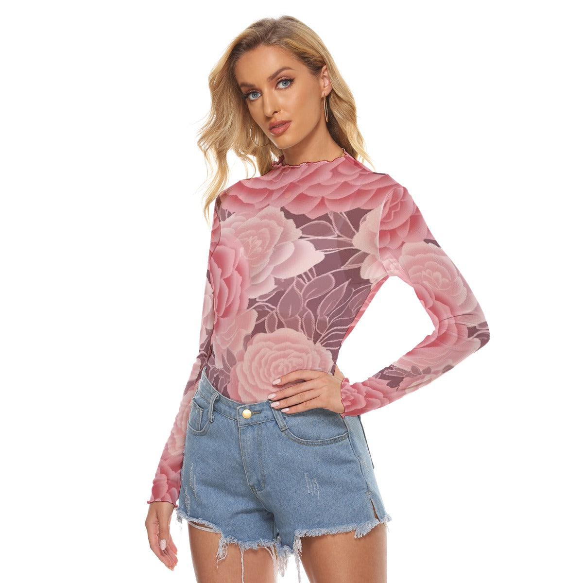 All-Over Print Women's Mesh T-shirt