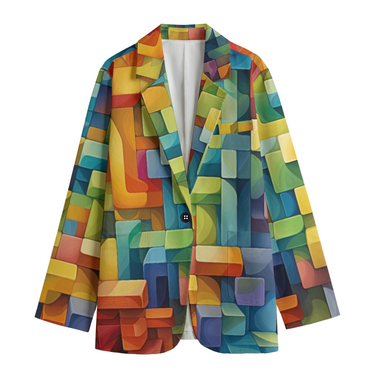 All-Over Print Women's Leisure Blazer