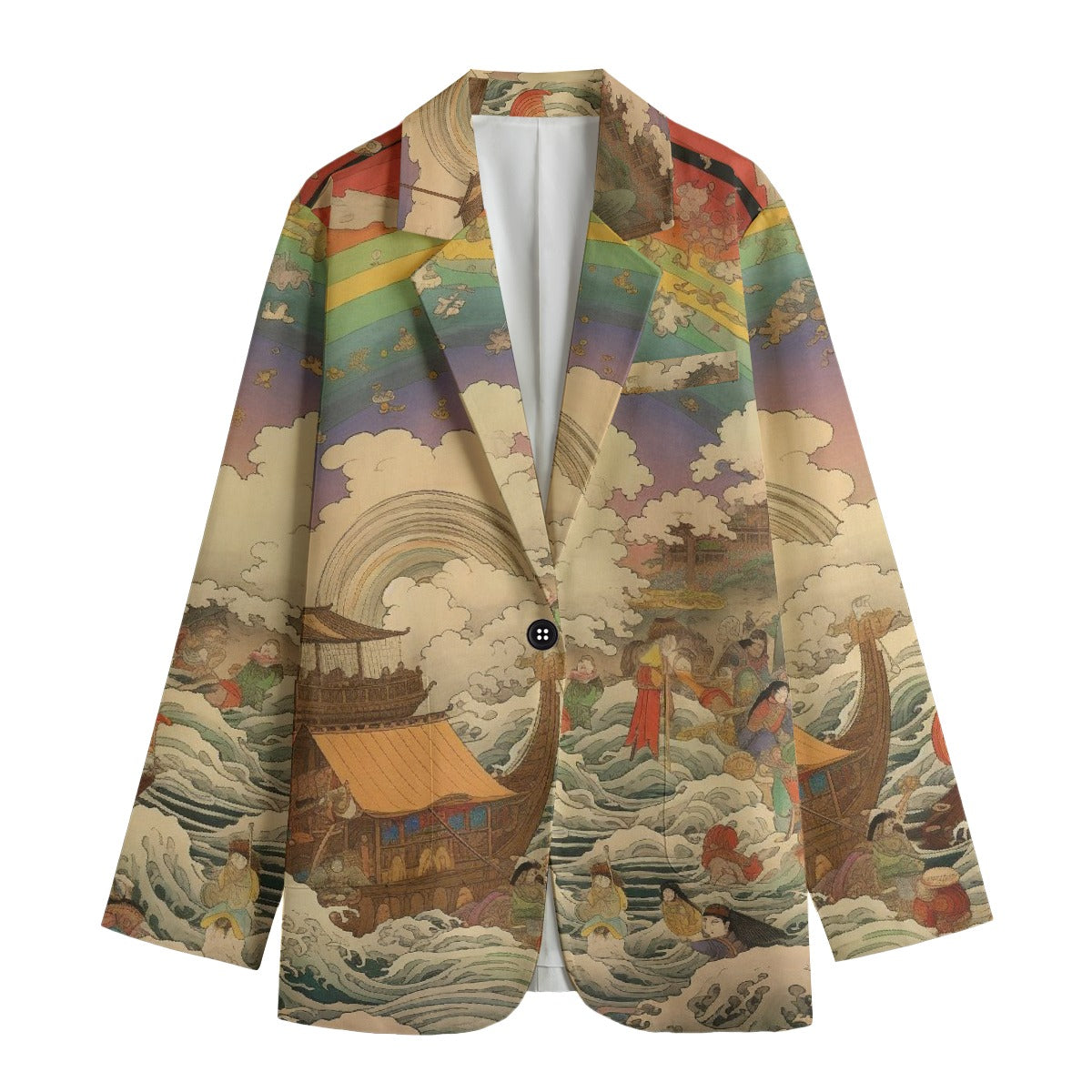All-Over Print Women's Leisure Blazer