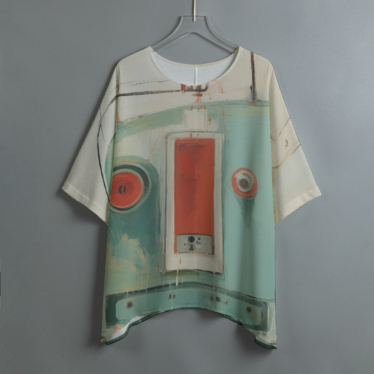 All-Over Print Women's Bat Sleeve Shirt