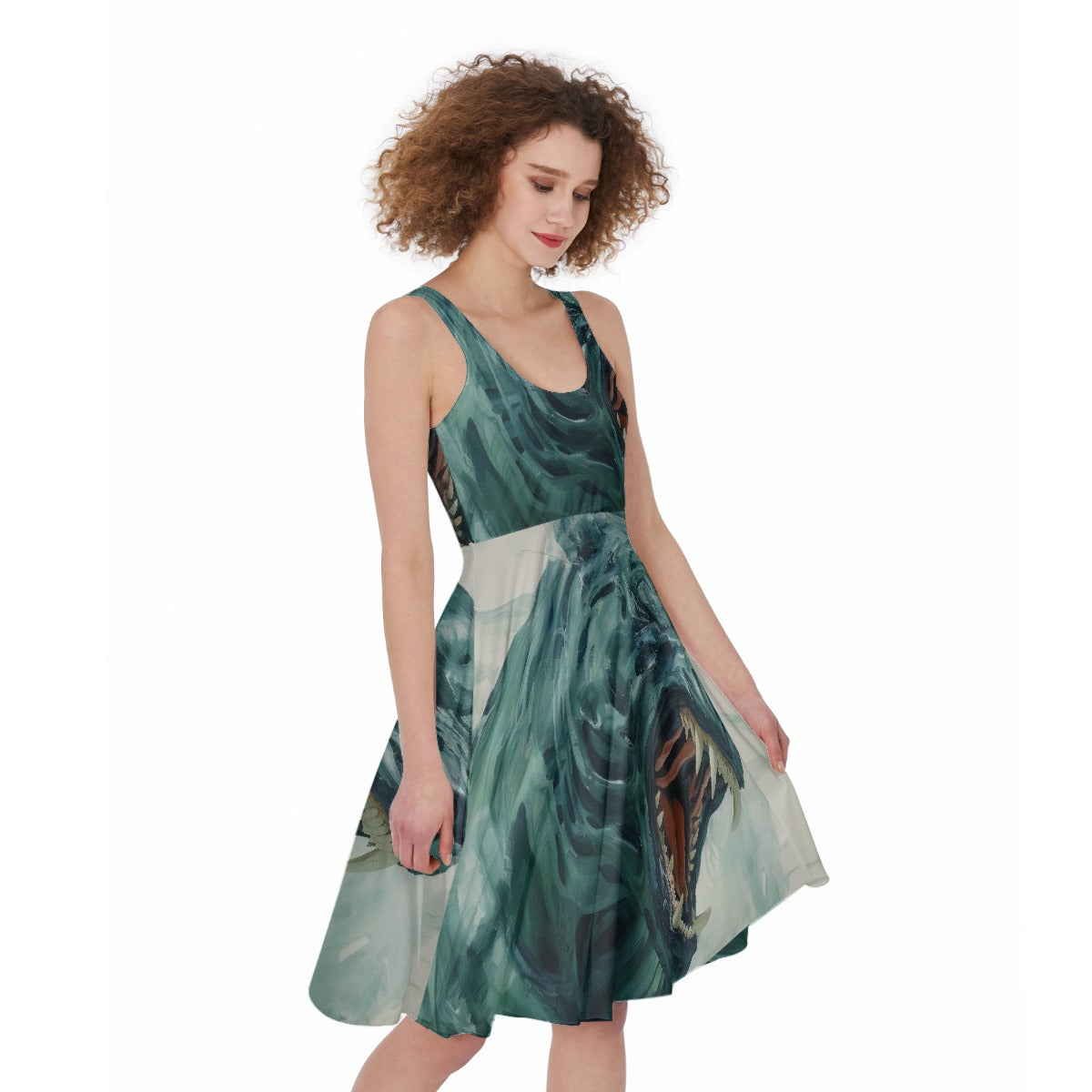 All-Over Print Women's Sleeveless Dress