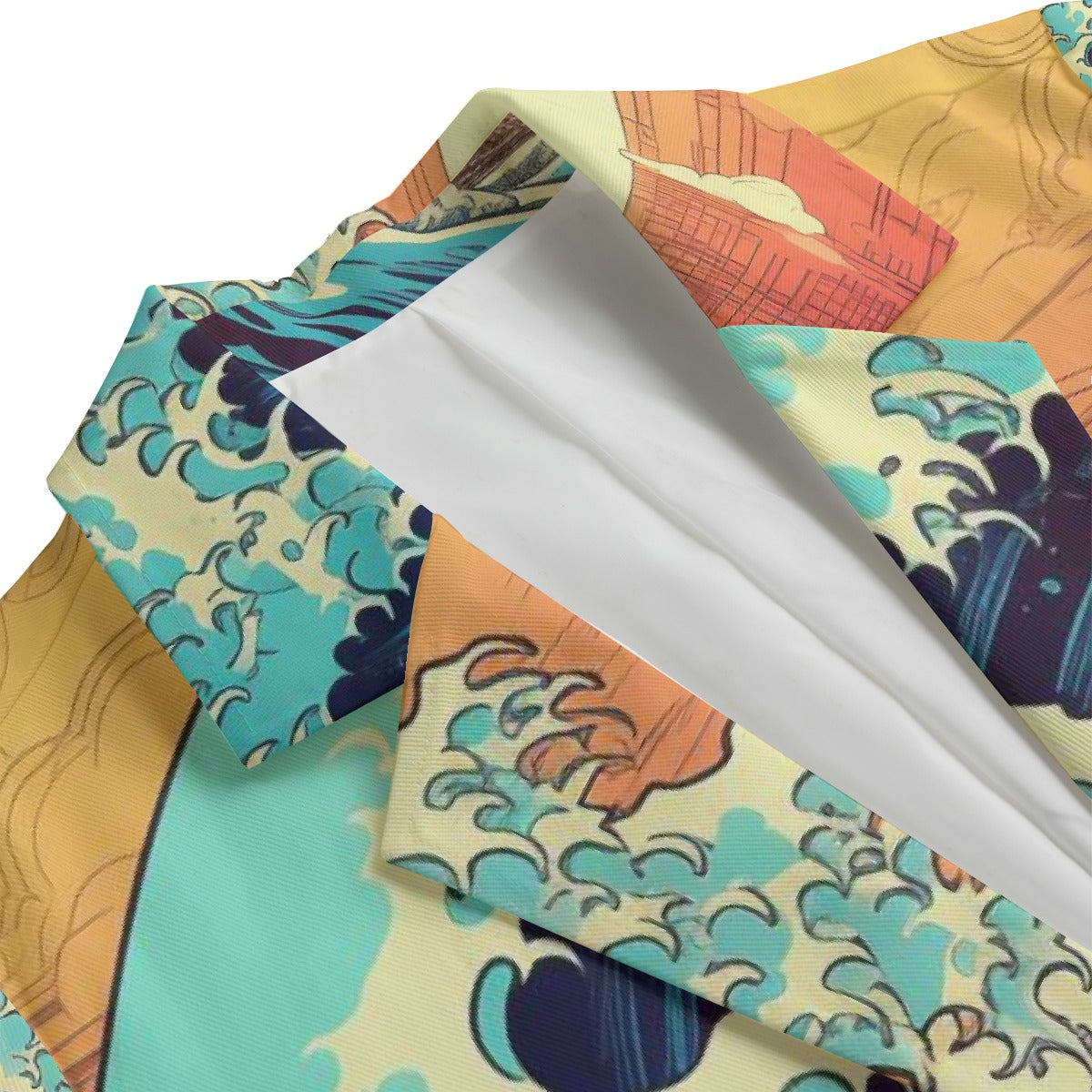 All-Over Print Women's Leisure Blazer