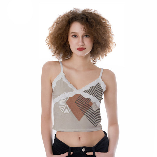 All-Over Print Women's Lace Camisole