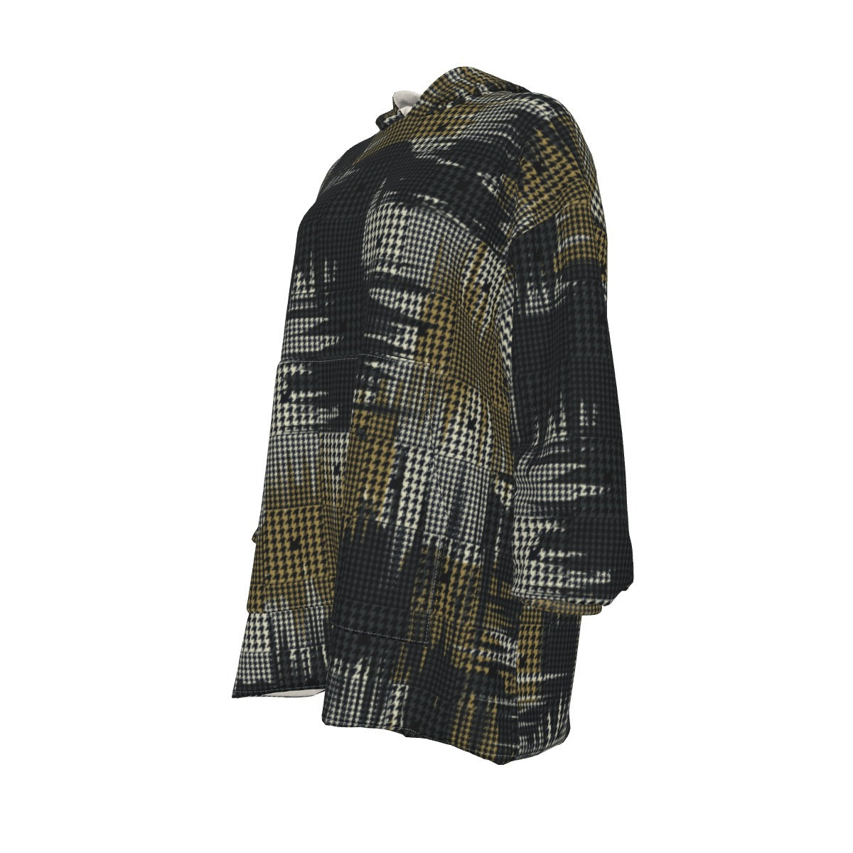 All-Over Print Women's Sherpa Fleece Hoodie Blanket